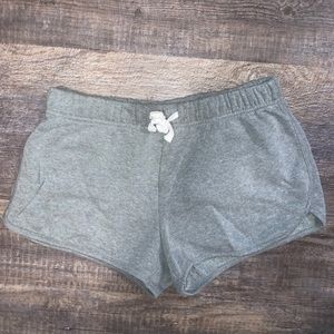 Grey lounge shorts